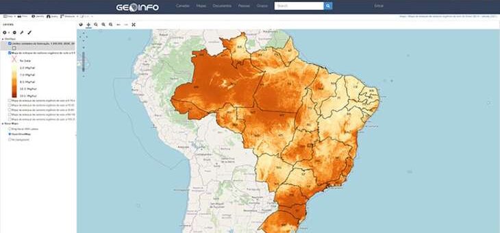 В Бразилии создали цифровую карту запасов углерода в почве